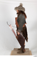  Photos Medivel Archer in leather amor 1 Medieval Archer a poses arrow bow whole body 0002.jpg